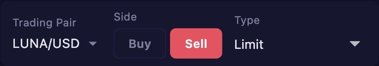 Order Type & Pairs